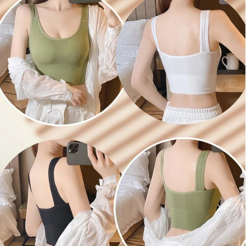 Áo Bra Thể Thao Nữ Chống Mồ Hôi, Đệm, Không Đường May - Daisan Mart
