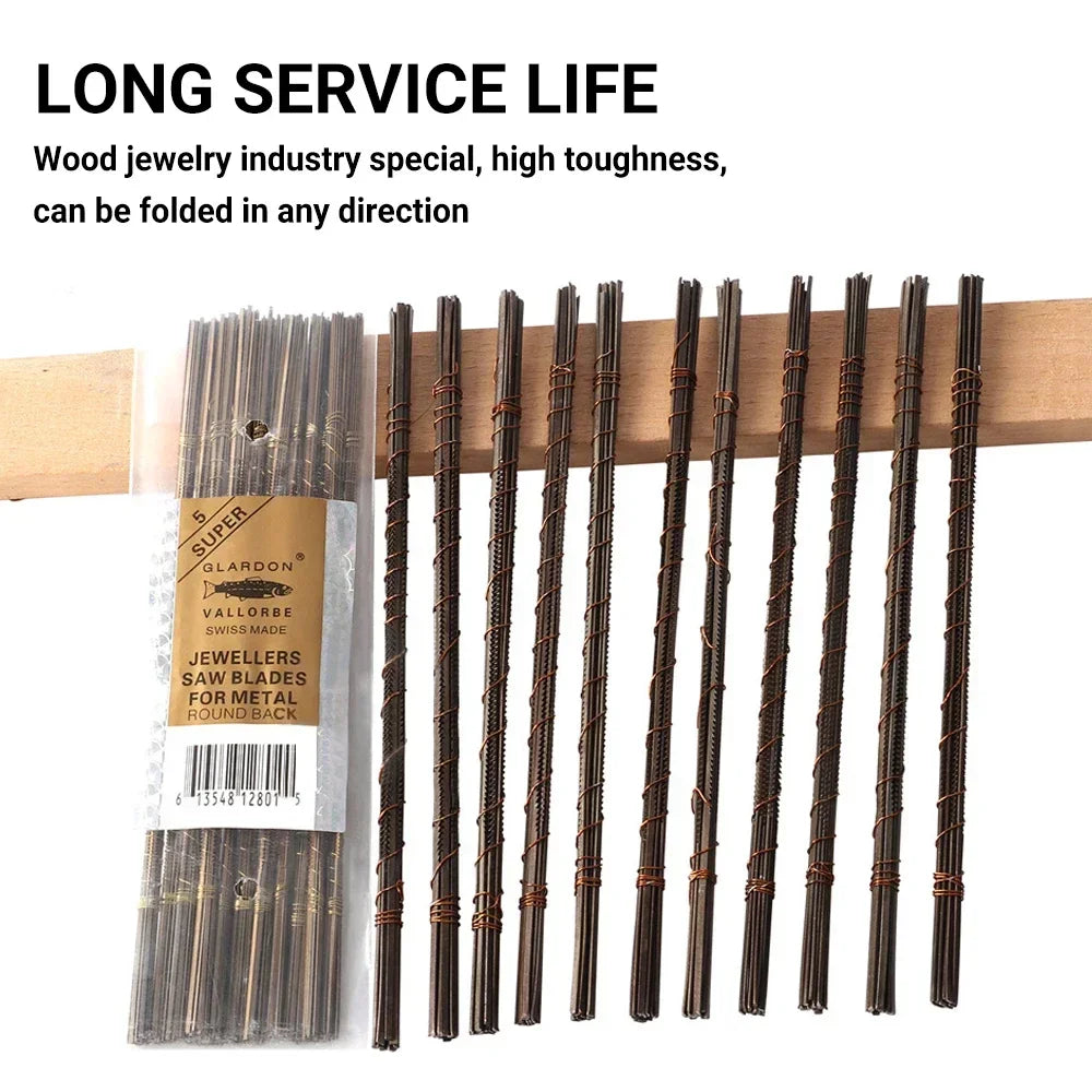 Set of 12 Fine Metal Saw Blades - Jewelry Making Tools