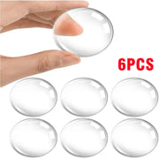 door knob wall shield Clear Soft Rubber Door Stopper door handle bumper Mute Stickers Wall Protector Muffler Pad Protective Plug