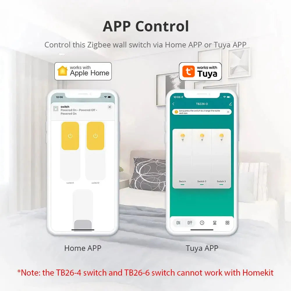 Zigbee Smart Switch 3 Button Zemismart Control