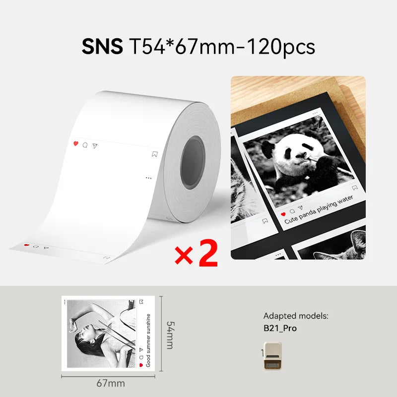 Máy in ảnh nhiệt NiiMbot B21 Pro 300DPI dán thẻ - Daisan Mart