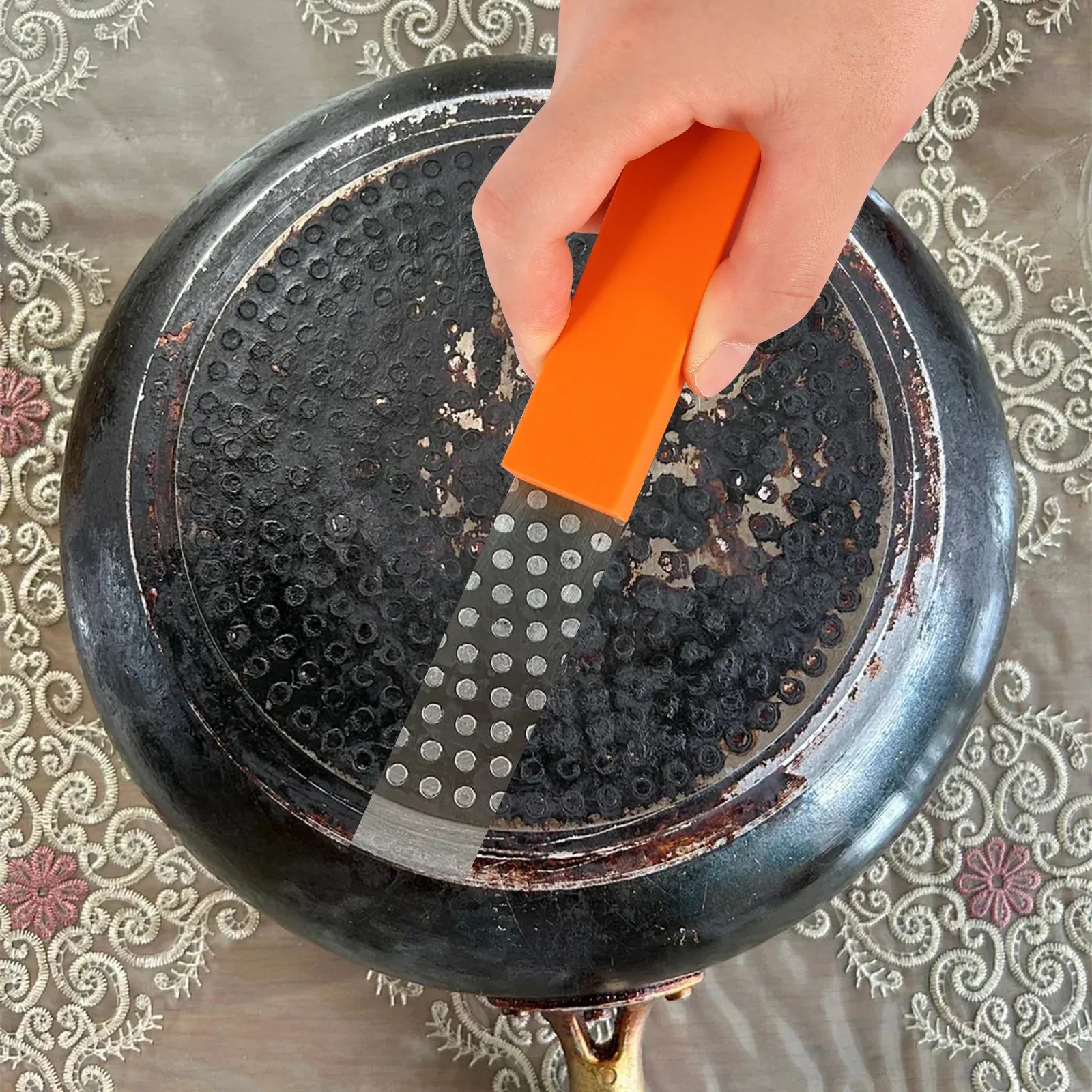 Tẩy Gỉ Sét & Cặn Vòi Nước Thép Không Gỉ Nhà Bếp