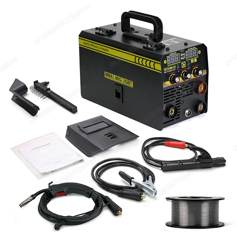 220V Gasless MIG Welder 3 In 1 Portable Welding Machine With TIG MMA ARC Functions For Home Garage Auto Repair Lightweight 7KG