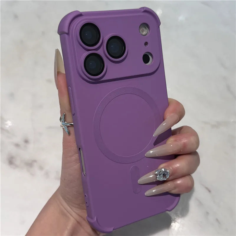 Ốp Lưng Silicone Cao Cấp iPhone 17 Air Magsafe