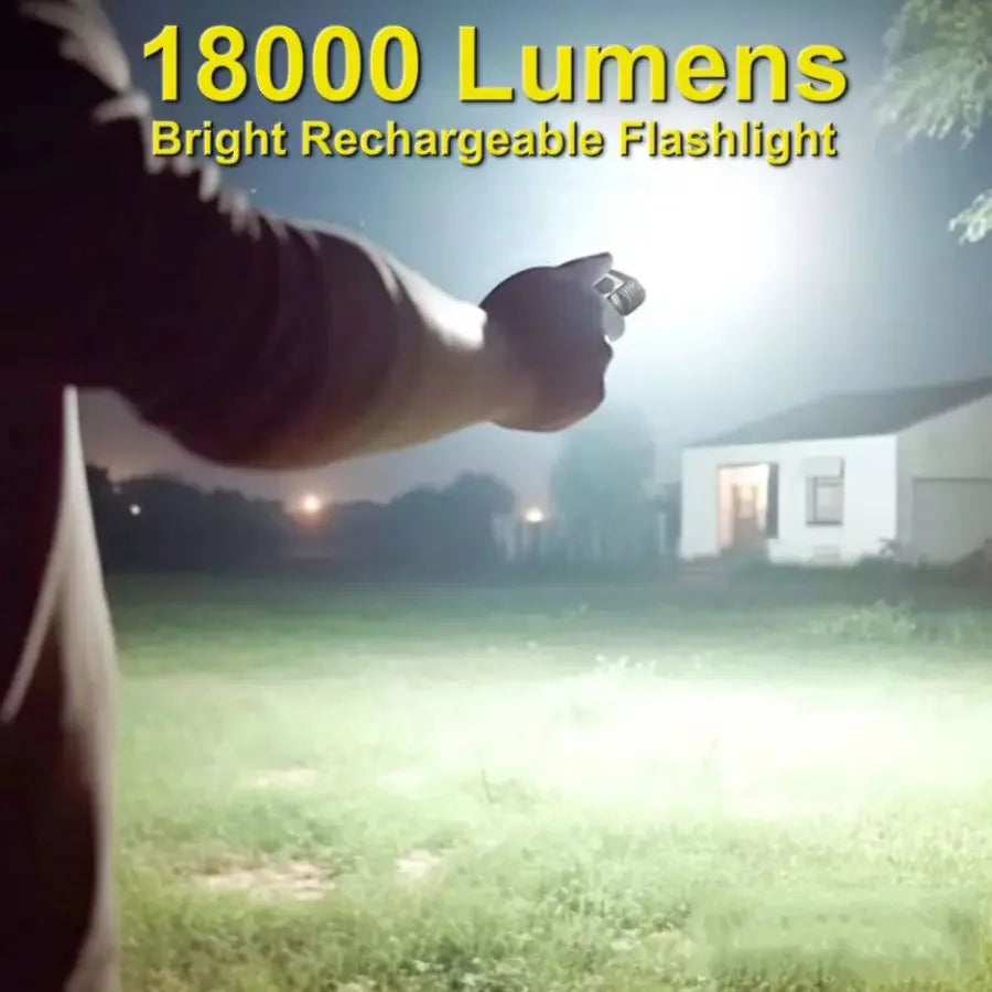 Đèn Pin LED Siêu Sáng 3 Chế Độ Sạc USB Đa Năng