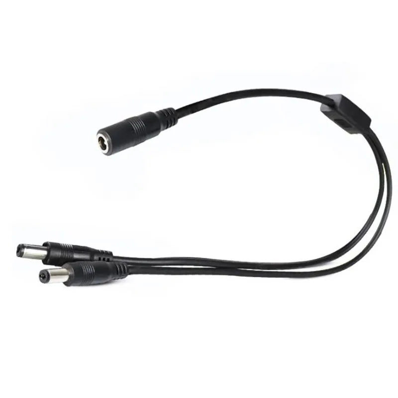 Dây Nguồn Chia 1 Ra 2/3/4 Đực 45cm 5.5x2.5mm 5A LED