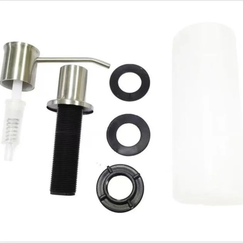 500ml Stainless Steel Under Sink Soap Dispenser for Kitchen