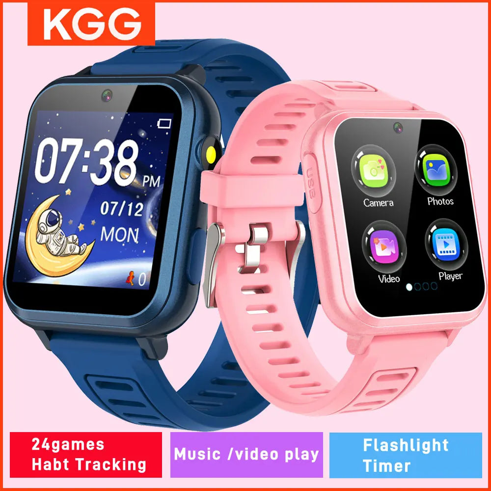 Đồng Hồ Thông Minh Trẻ Em 24 Trò Chơi & Âm Nhạc MP3