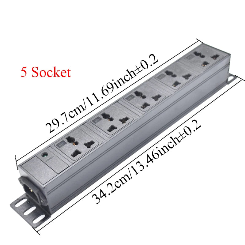 Ổ Cắm PDU Đa Năng 2-8 Lỗ, Phích UK, Chất Lượng Cao - Daisan Mart