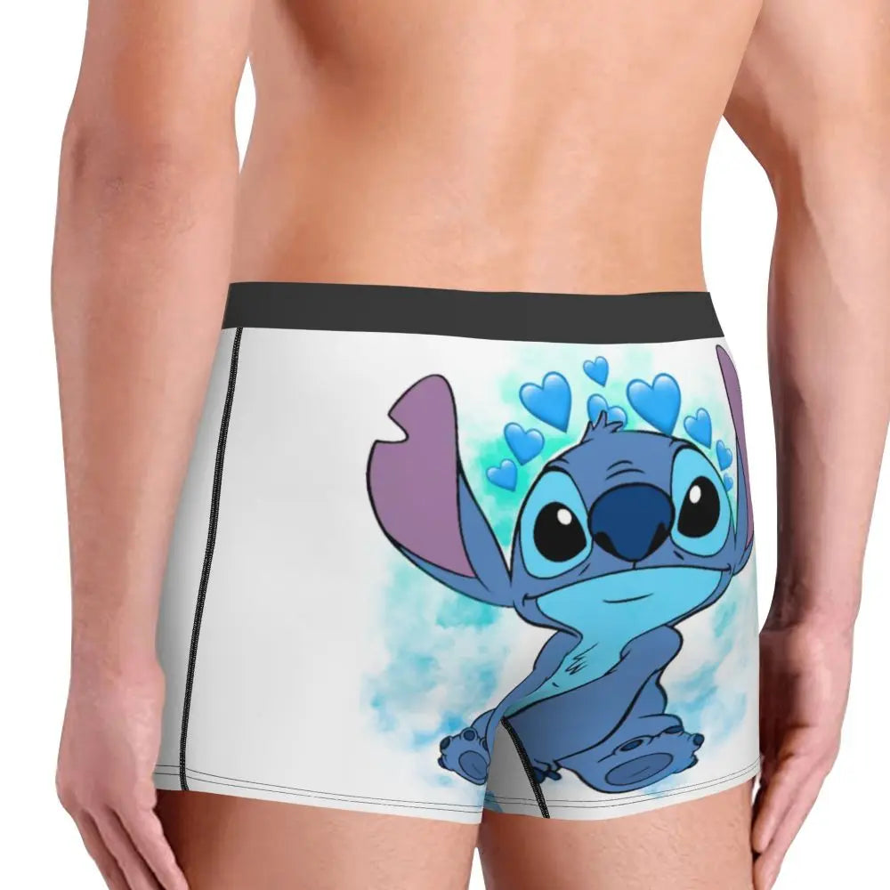 Quần Sịp Nam Lilo Stitch Thoải Mái Phong Cách Anime