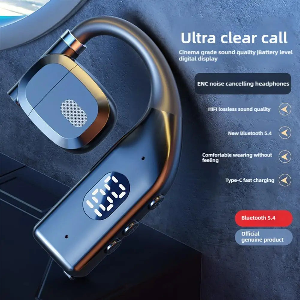 Bluetooth Waterproof Mono Headset - Long Talk Time