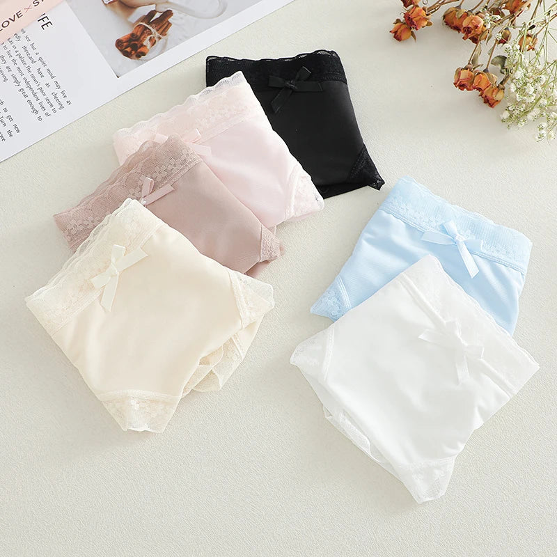 3 Pieces Women's Underwear, Thin, Cool, Sexy, Summer, Cold Silk