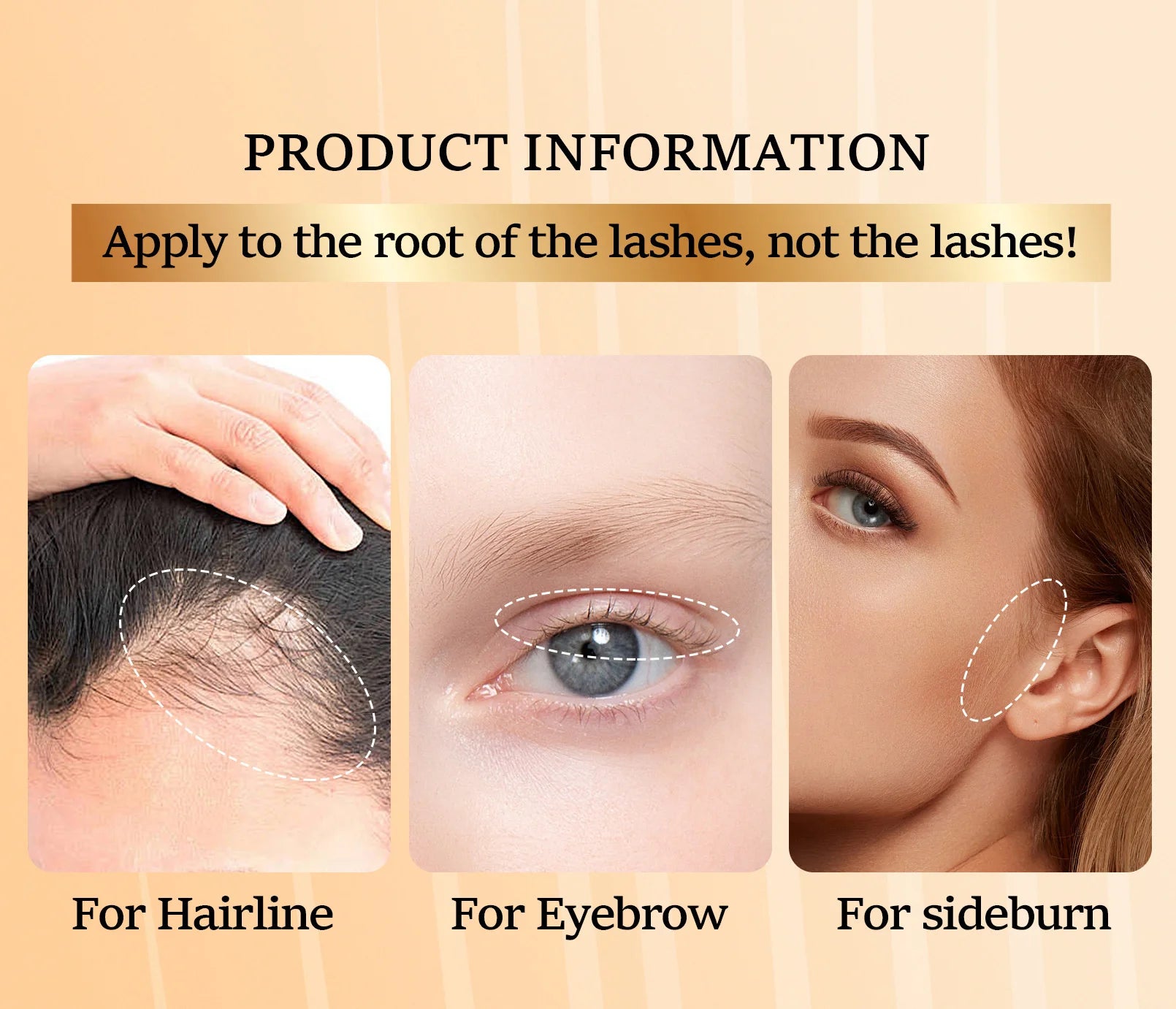 Natural Eyelash Growth Serum, Thick &amp; Curly