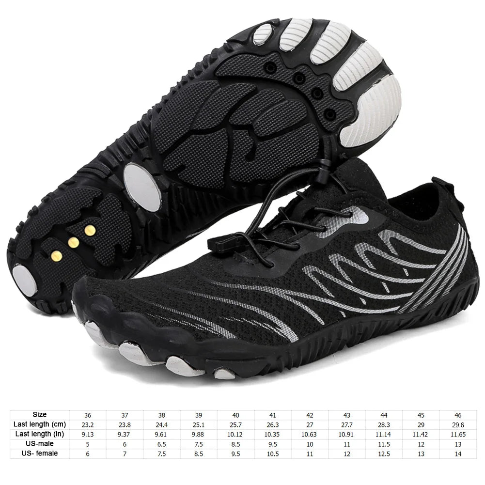 Giày Lội Nước Unisex - Nhẹ, Chống Trượt, Nhanh Khô