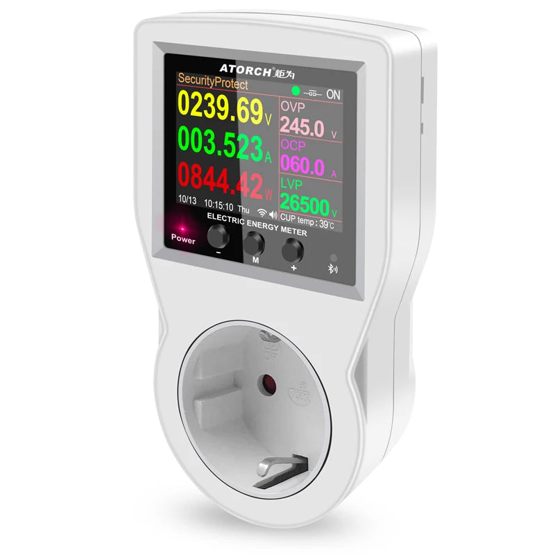 Ổ Cắm Thông Minh Đo Điện Năng WIFI Đa Chuẩn Quốc Tế