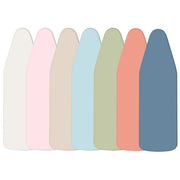 Ironing board cover 140x50cm, cotton cover and thick felt liner, easy to fit, resistant to burning, Morandi color