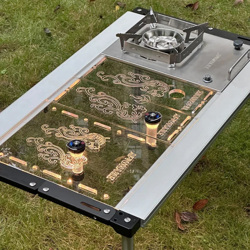 Acrylic Board 1/0.5 Unit Transparent Tabletop Outdoor Camping  Board Portable IGT Shine Unit Table Board IGT Table Accessories - Daisan Mart