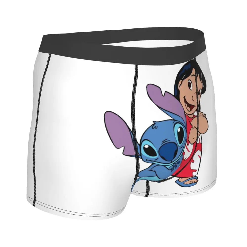 Quần Sịp Nam Lilo Stitch Thoải Mái Phong Cách Anime