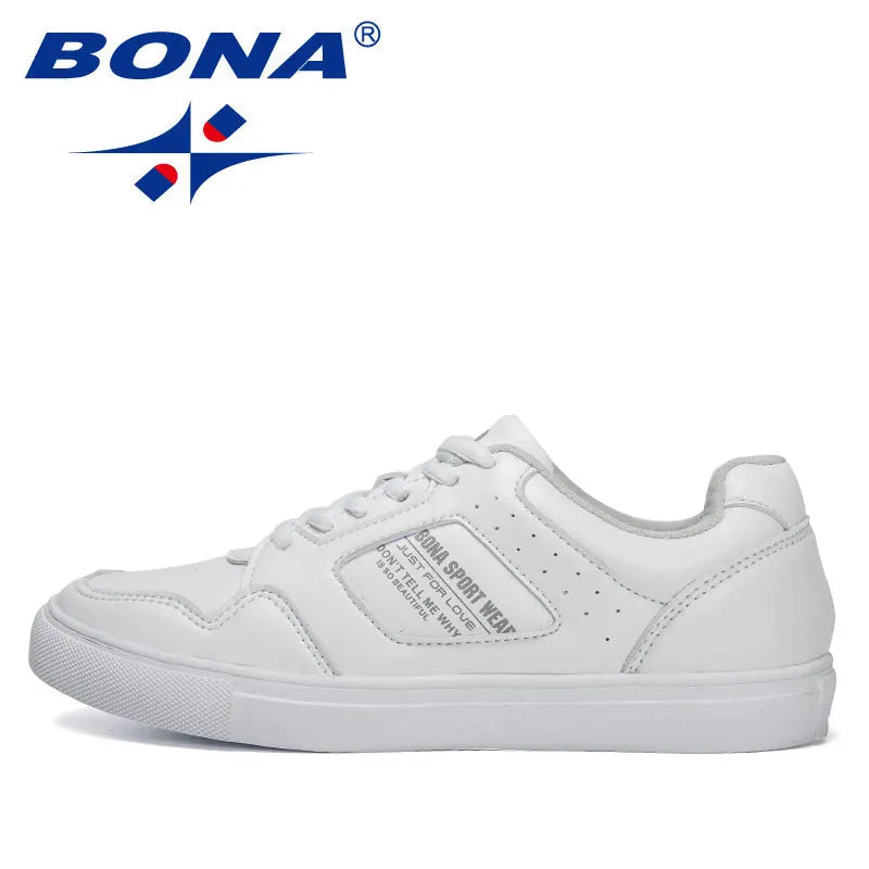 Giày Sneaker Nữ BONA 2023 Đế Bằng Nhẹ Êm Thoáng Khí