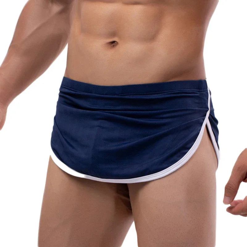Men's Sexy Low Rise Nylon Breathable Mesh Underwear