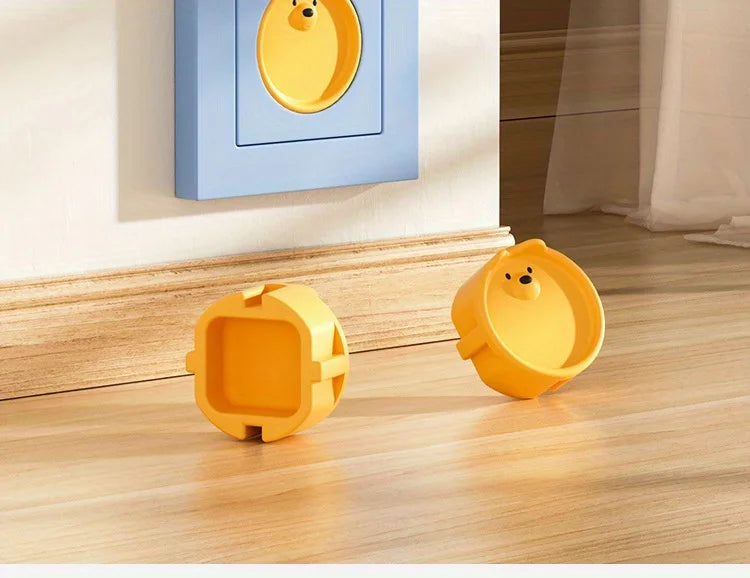 European Standard Socket Protective Cover Silicone 2-hole 2-phase Power Socket Plug European-style Anti-electric Shock Dust