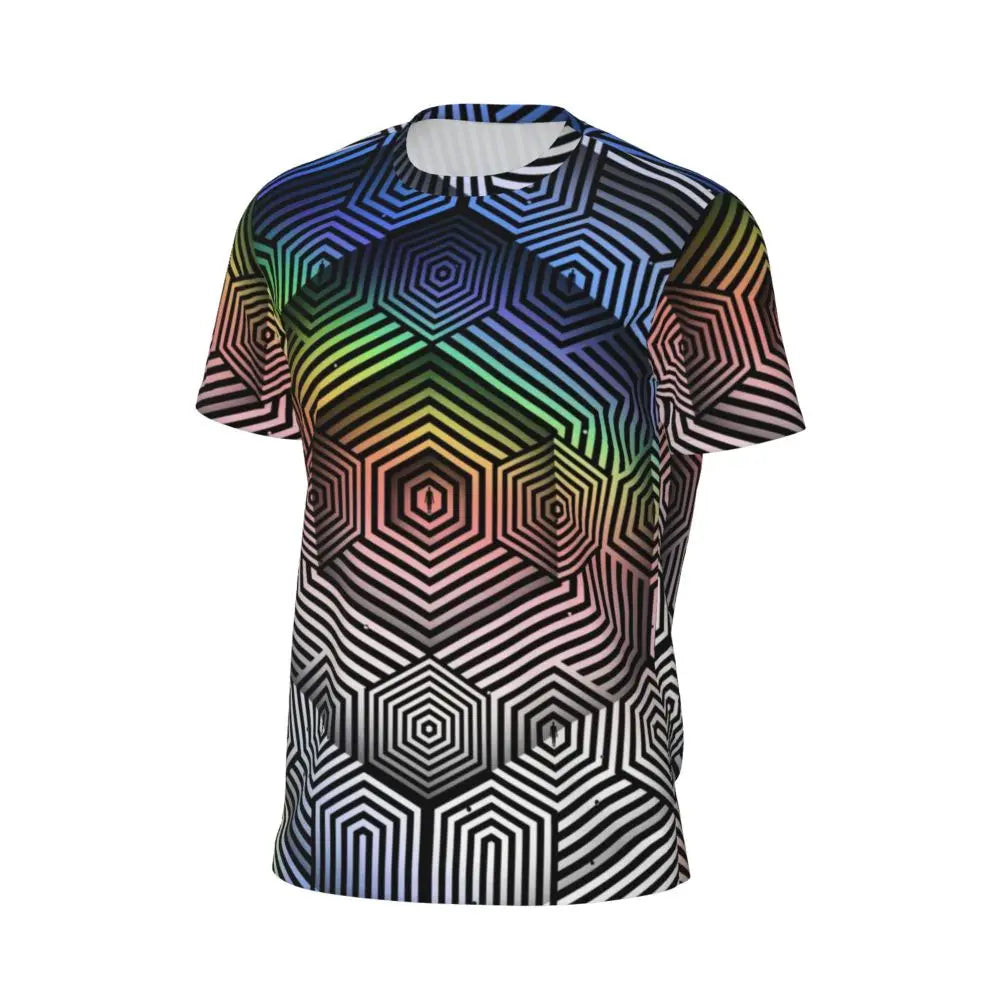 Áo Thun Nam Ombre Tím Hồng Thời Trang Hè Đầy Phong Cách