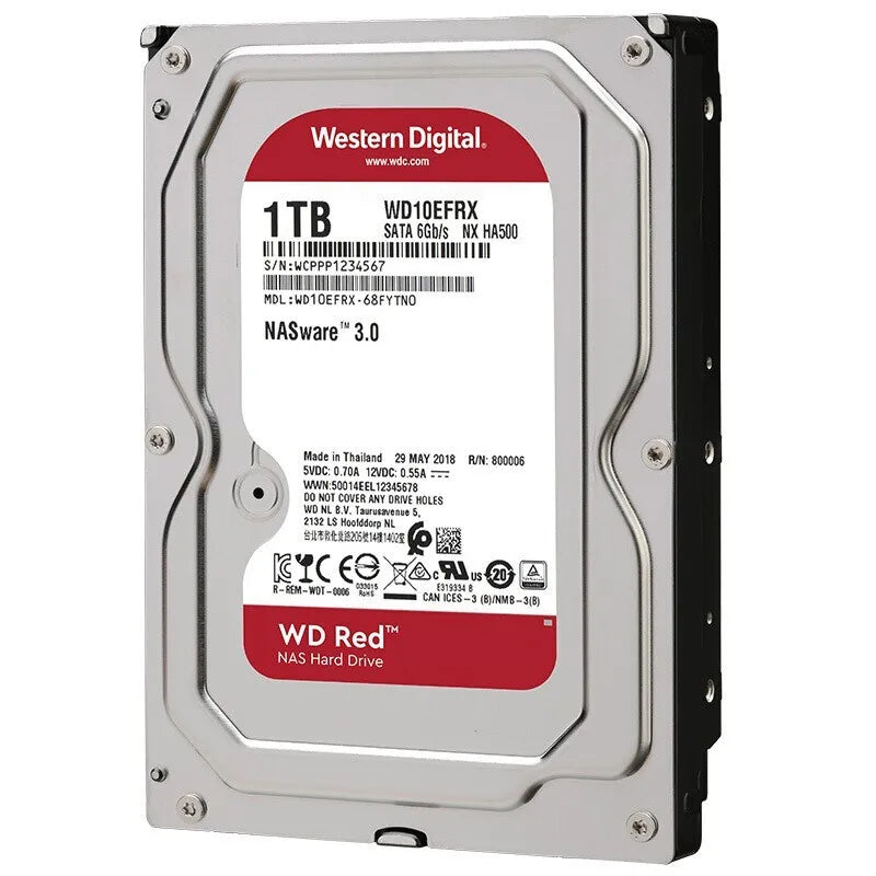 Genuine WD Red 4TB NAS 3.5 SATA 64MB Cache Hard Drive