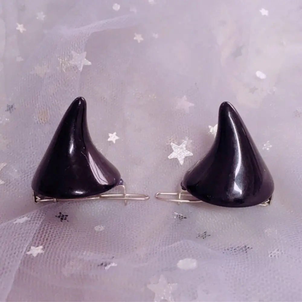 Kẹp Tóc Sừng Quỷ Đáng Yêu Halloween Cosplay Cá Tính