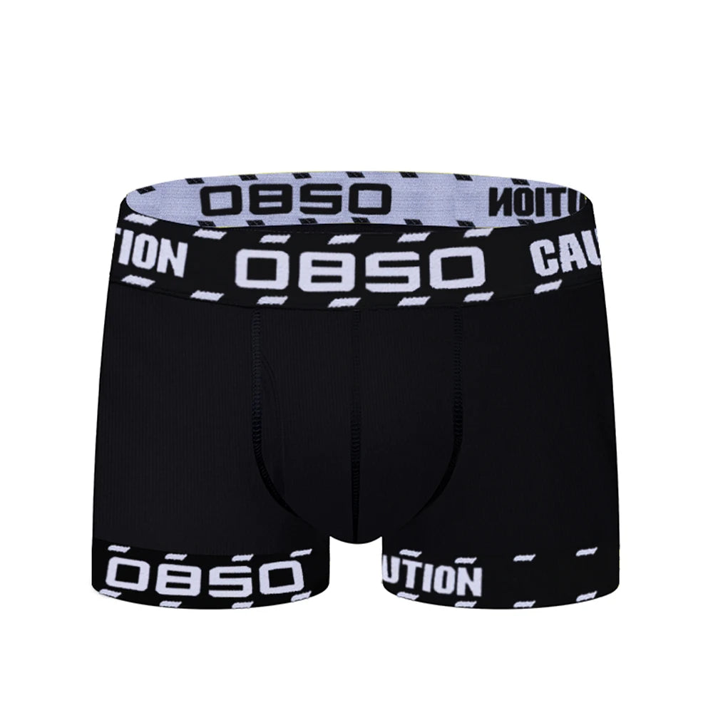 Men's Boxer Underwear Soft Cotton Sexy 3D Long