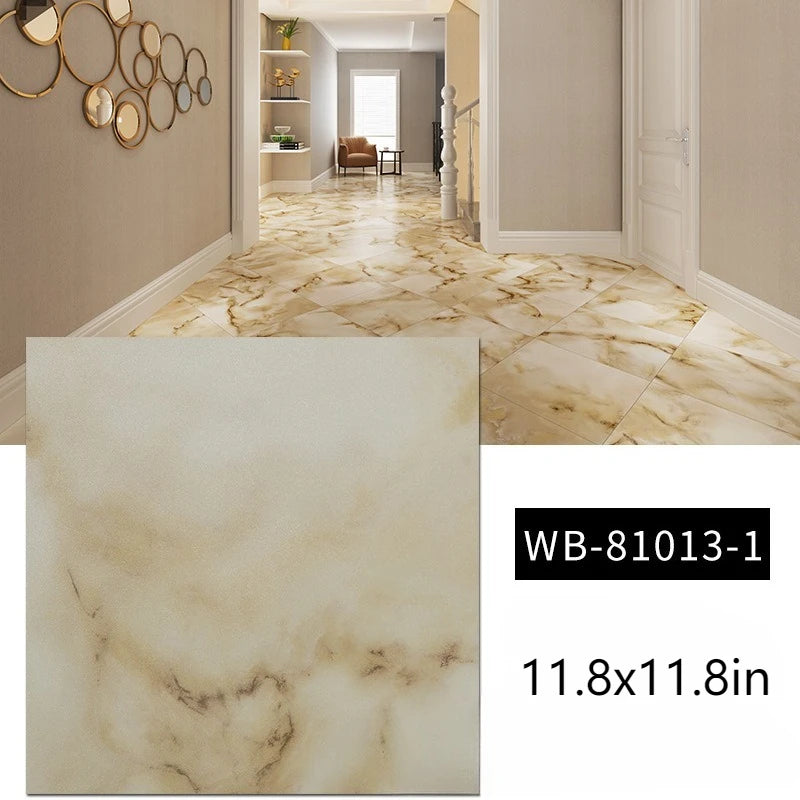 Miếng Dán Sàn Giả Đá PVC Chống Nước Tự Dán Decor - Daisan Mart
