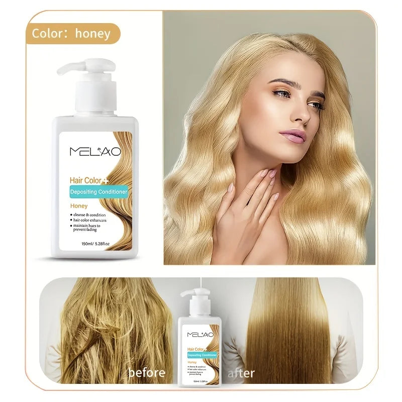 MELAO - Dầu Xả Nhuộm Tóc Bán Vĩnh Viễn, Không Thử Nghiệm ĐV.