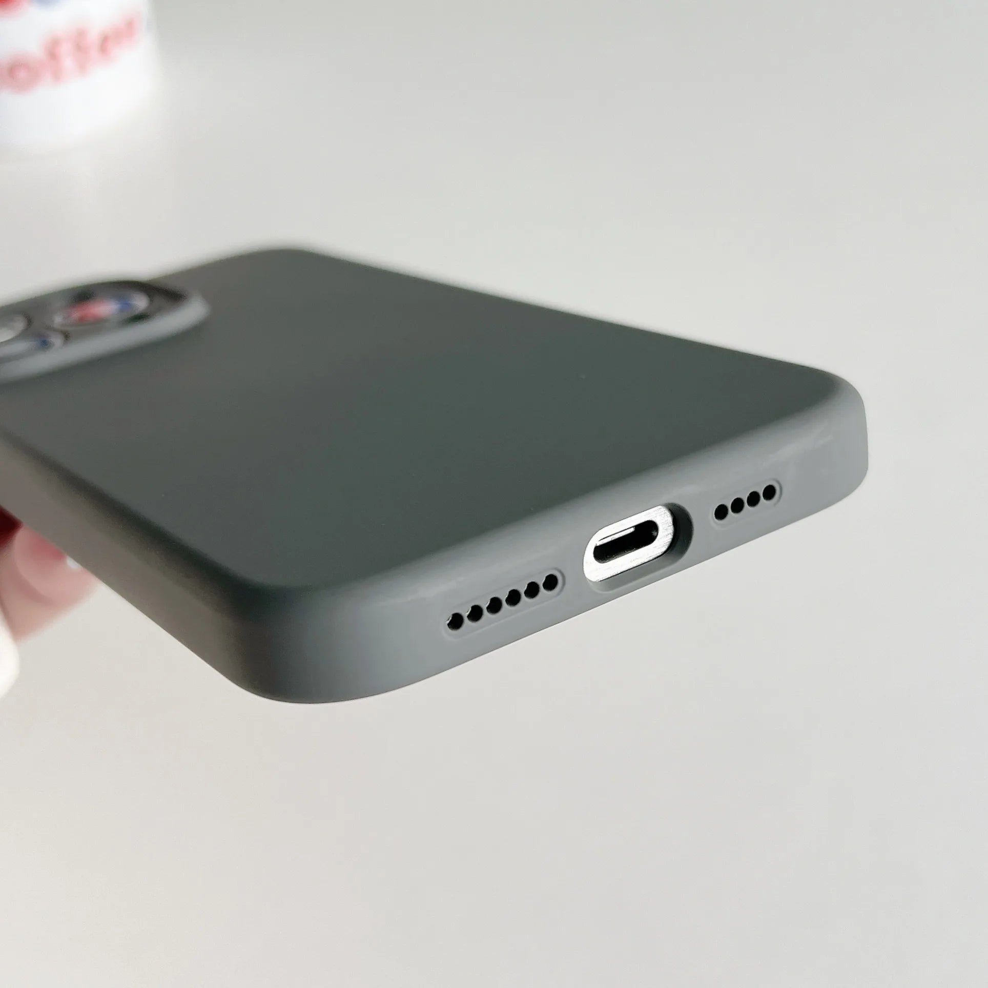 Ốp Silicone Từ Tính Mềm Sạc Không Dây Bảo Vệ iPhone