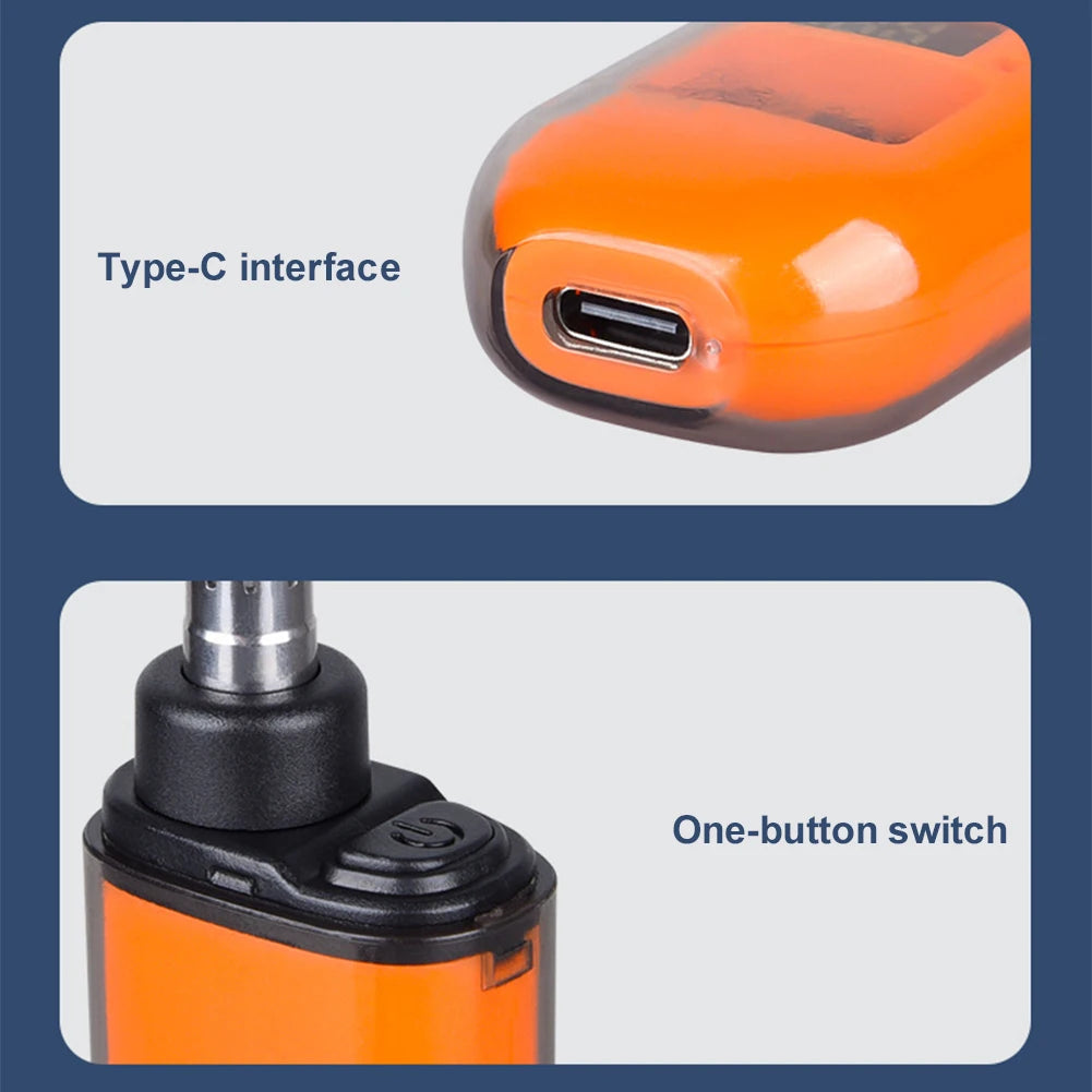 Tông Đơ Cắt Lông Mũi Tai Sạc USB Tiện Lợi Cho Nam