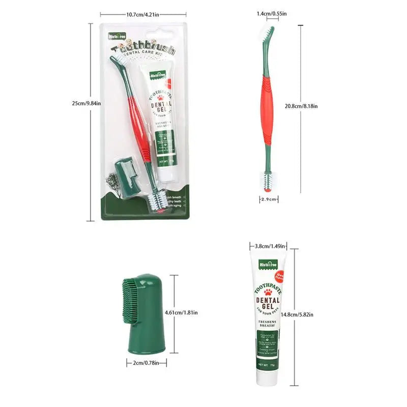 Oral Hygiene Kit Deodorizer for Dogs and Cats