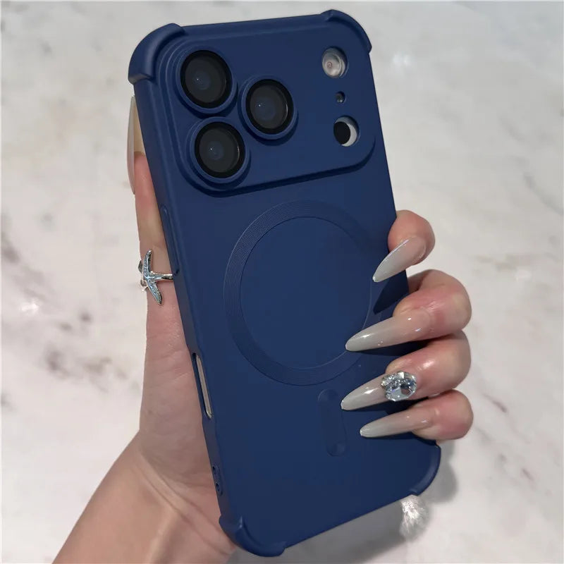 Ốp Lưng Silicone Cao Cấp iPhone 17 Air Magsafe