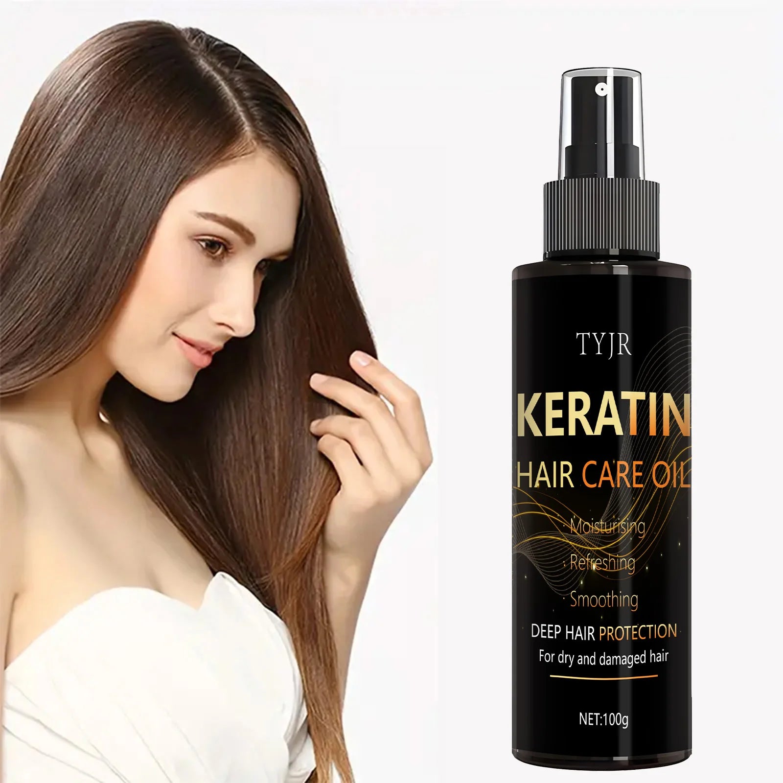 Xịt Dưỡng Tóc Keratin Mềm Mượt, Dày Khỏe Tự Nhiên