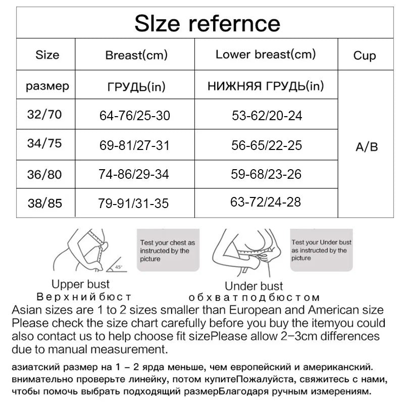 Sexy Underwire Push-Up Bra, Wear Like You Don't Have Anything