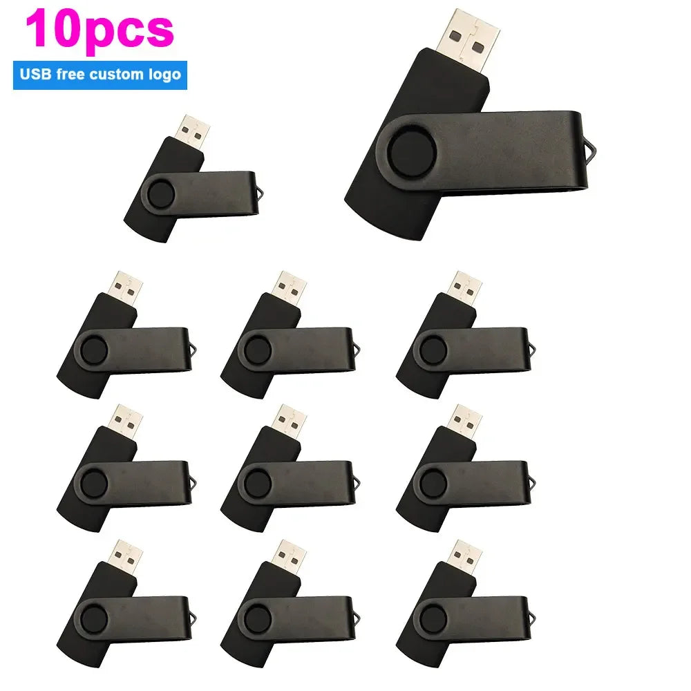 Set of 50 USB Flash Drives 2.0 with Various Convenient Capacity