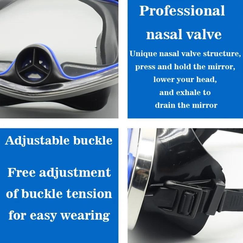 Mặt Nạ Lặn Chuyên Nghiệp Người Lớn Chống Sương Mù