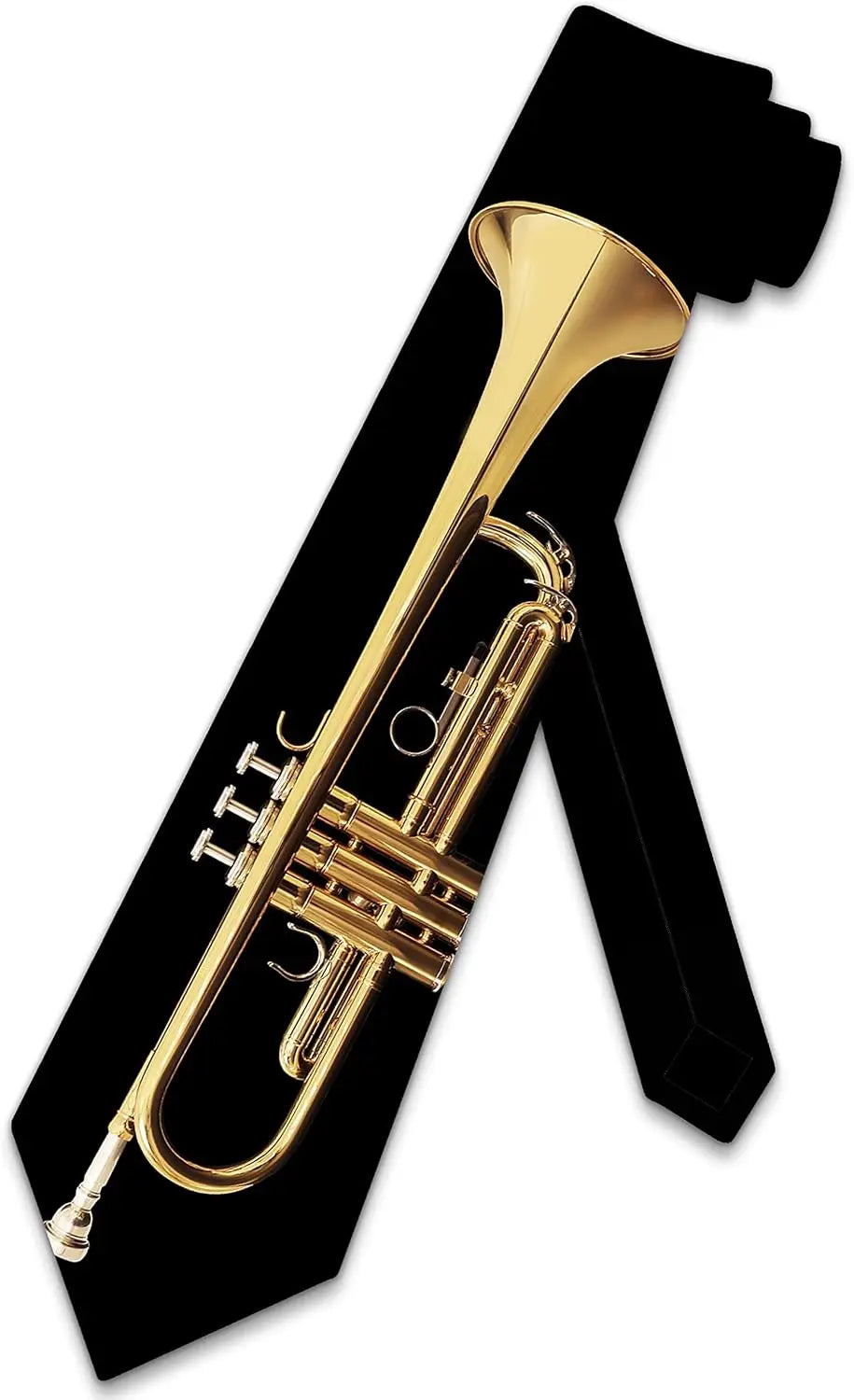 Jazz Tie - Bold Musical Instrument Pattern