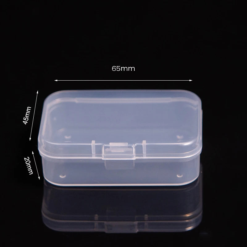 Mini Rectangular Dustproof Plastic Jewelry Box