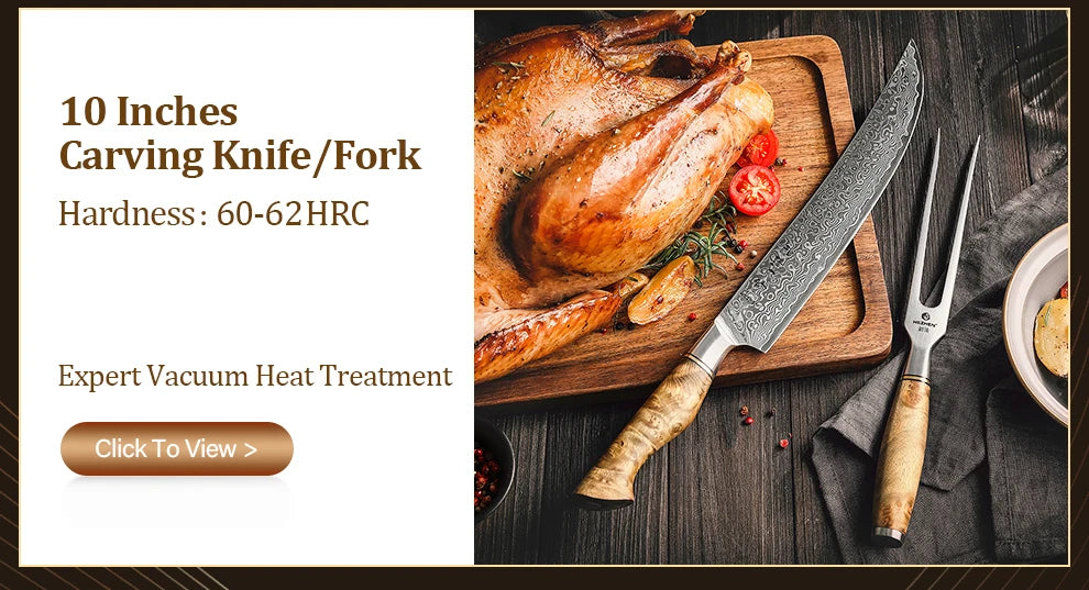 HEZHEN Kitchen Knife 67 Layers Damascus Steel Professional