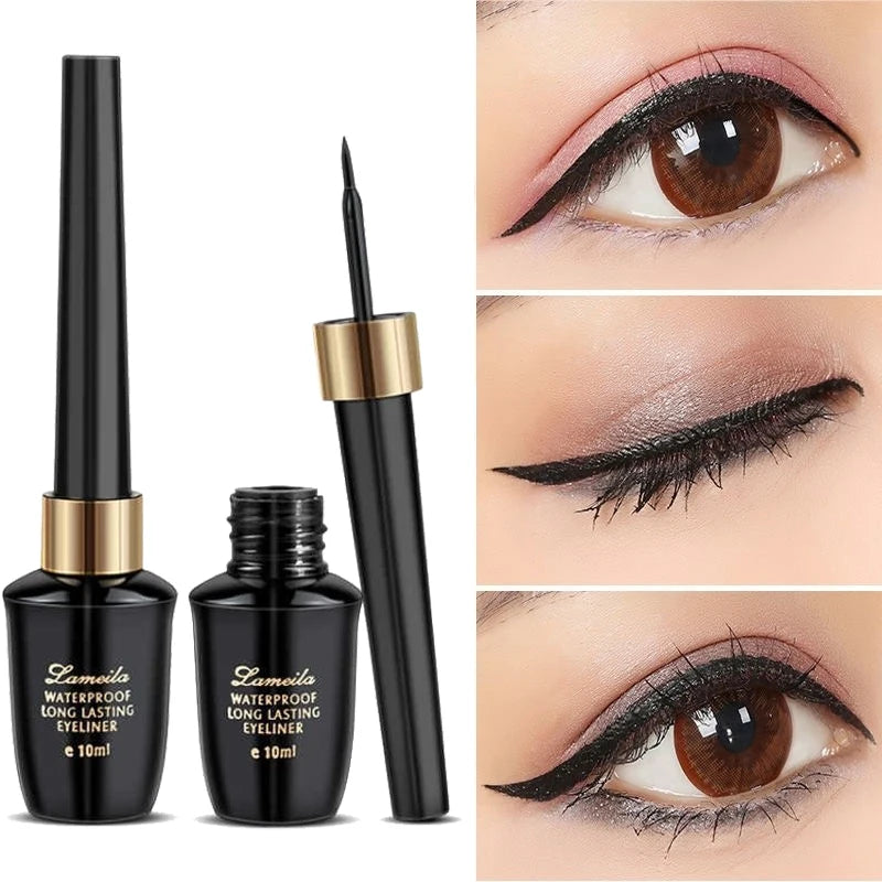 Super Thin Black Liquid Eyeliner Long Lasting Waterproof