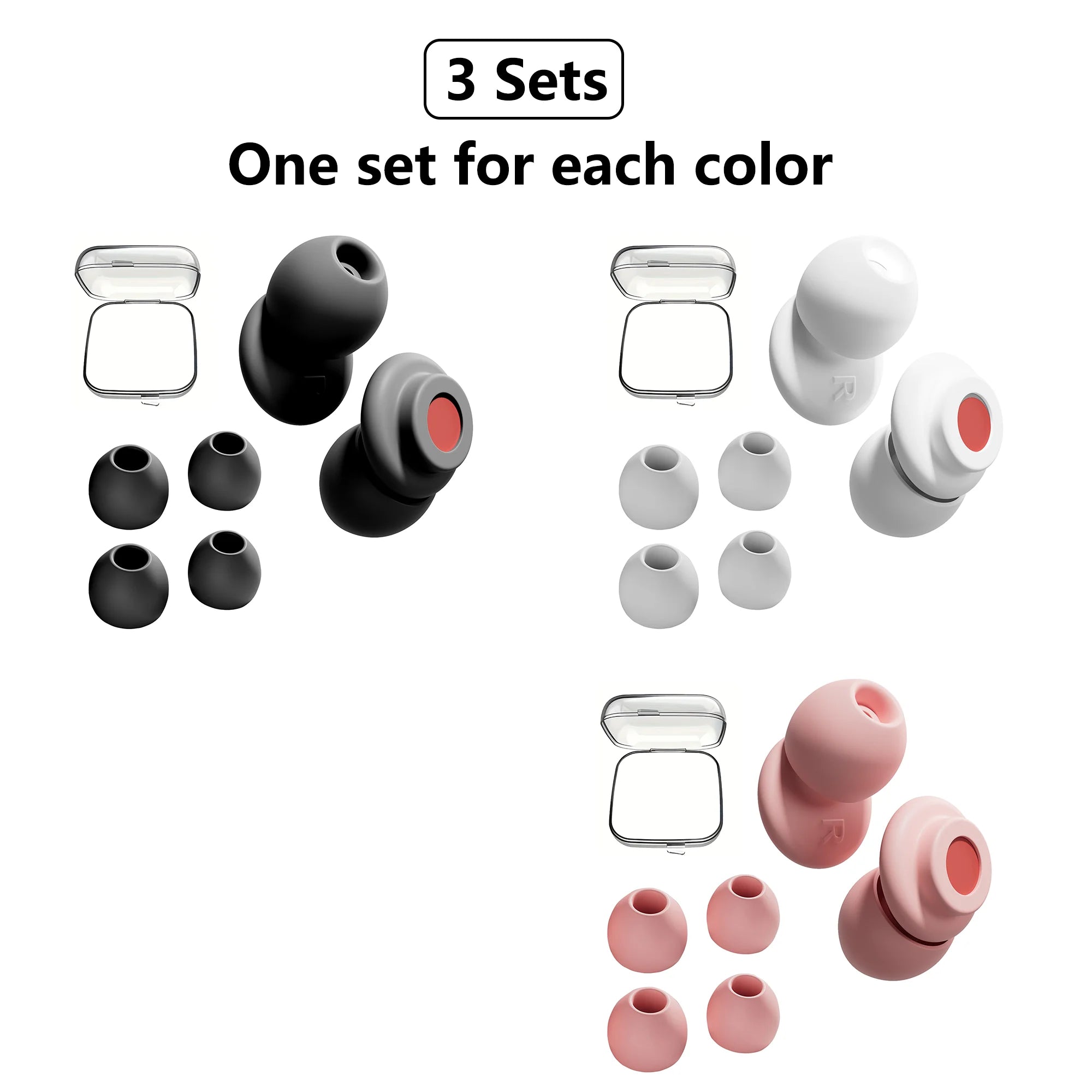 Nút Tai Silicone HUAK – Giảm Ồn, Ngủ Ngon, Tái Sử Dụng - Daisan Mart