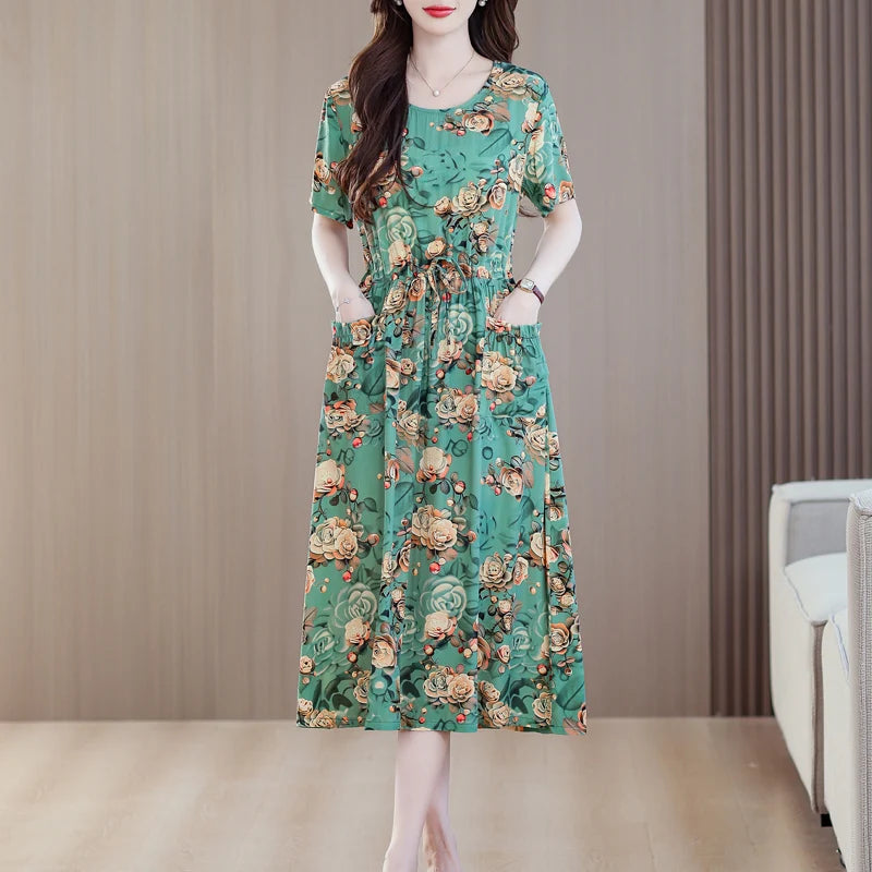 Đầm Hè 2025 Nữ - Thiết Kế Thanh Lịch, Họa Tiết Xinh - Daisan Mart