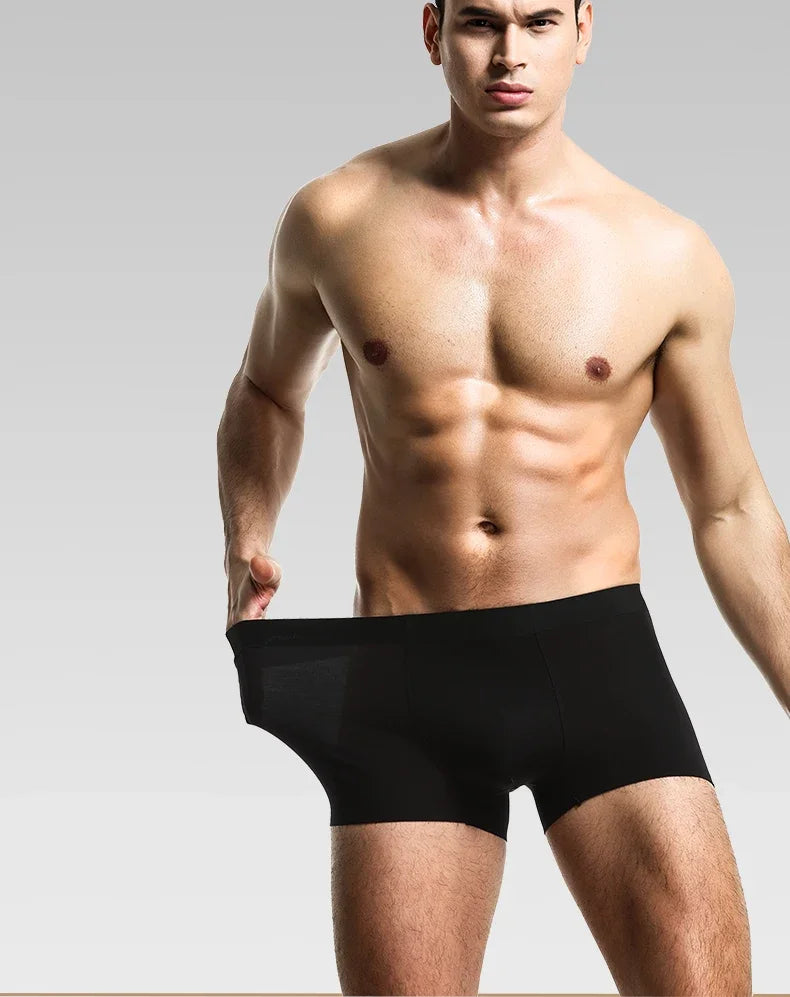 Quần lót nam 3PC, thoáng khí, phong cách cá tính.