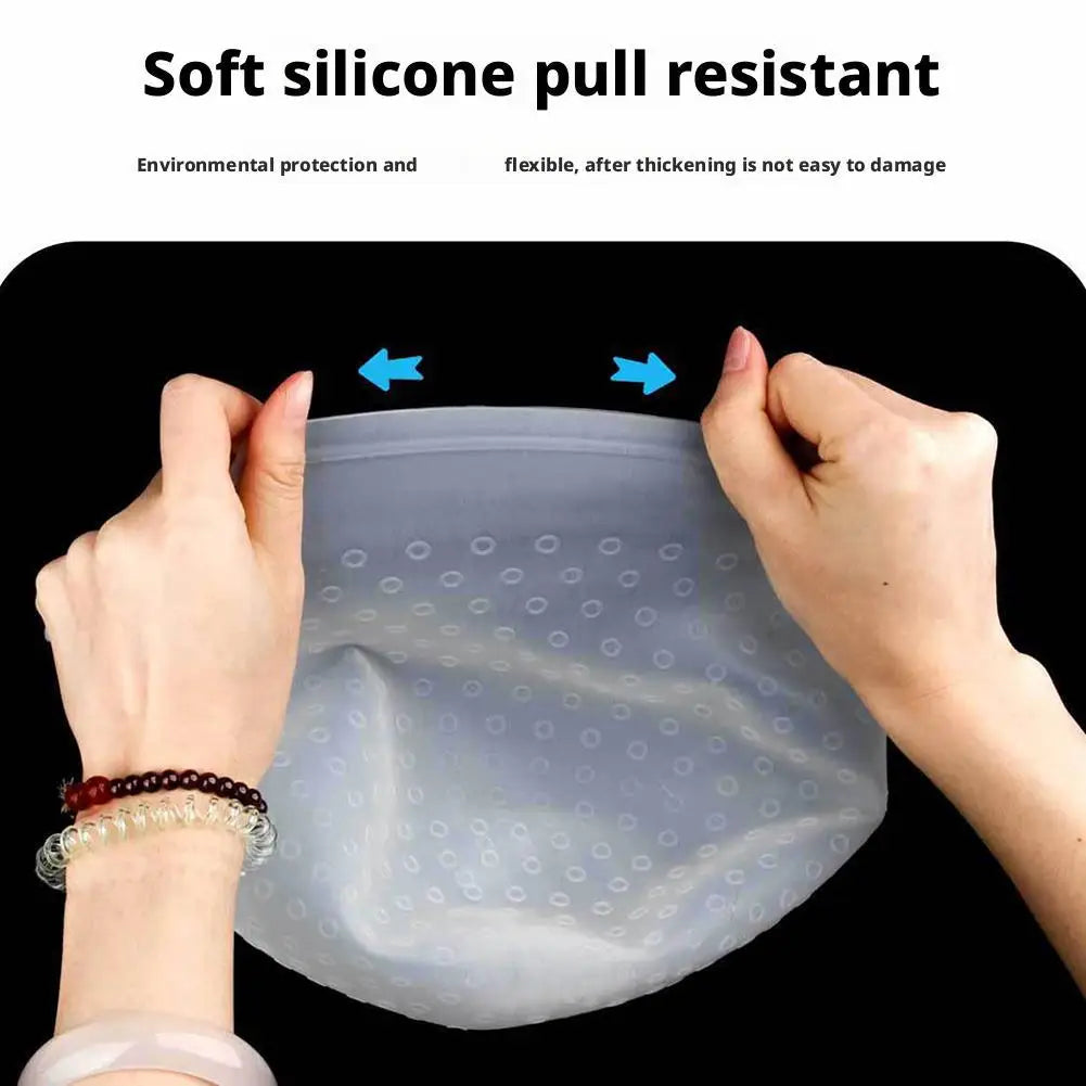 Silicone Hair Dye Cap with Needle for Salon Use