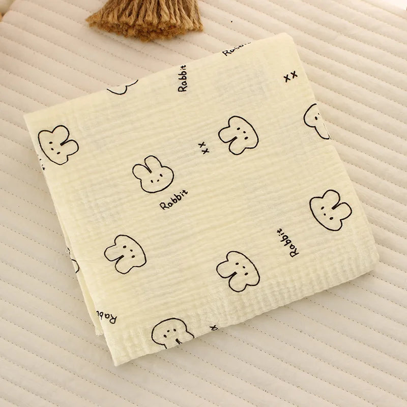 Multi-Purpose Cotton Muslin Newborn Baby Swaddle Blanket For Mother And Baby