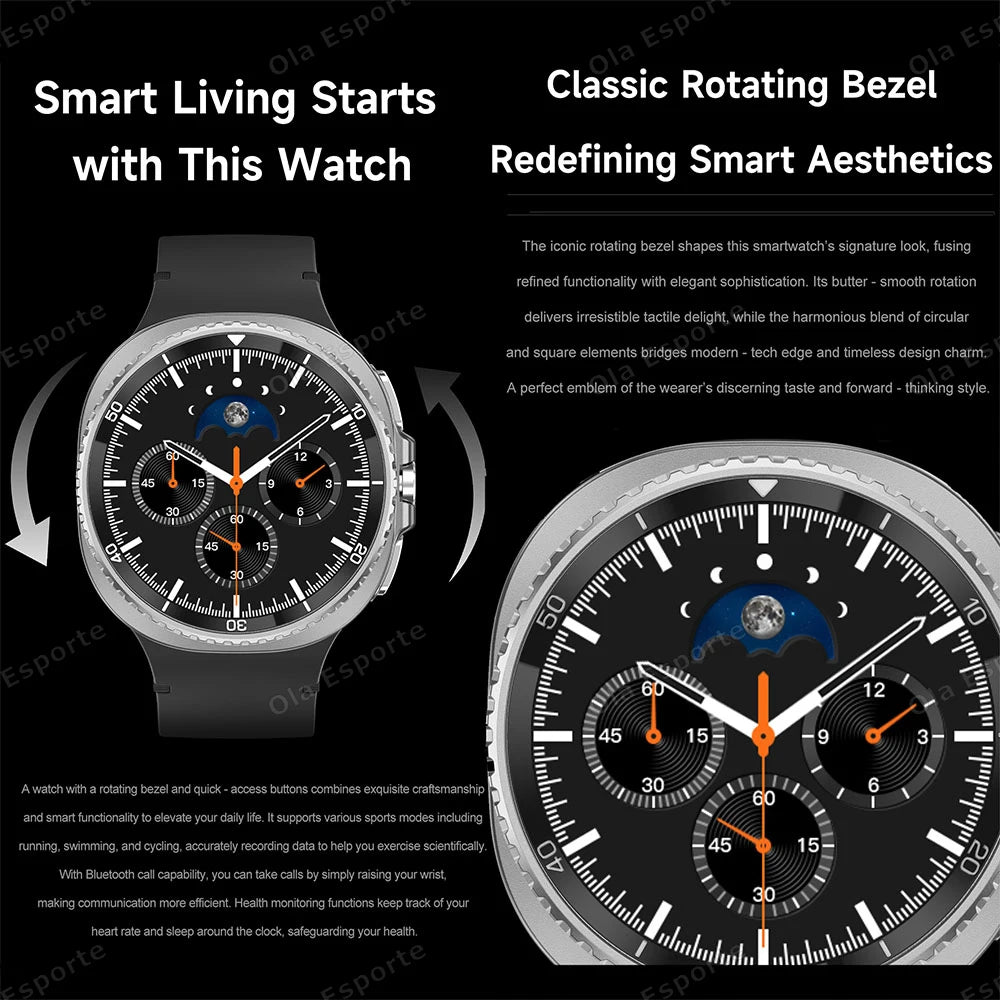 Smart Watch 8 Classic 2025 - Health &amp; Style