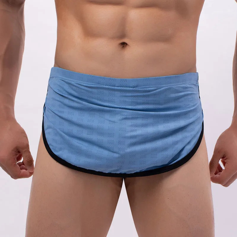 Quần Lót Nam Lưới Thoáng Mát Sexy Low Rise Nylon